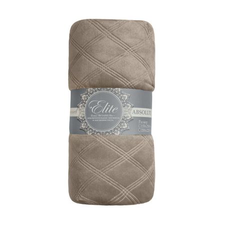 Плед 200х220 см TexRepublic микрофибра бежевый