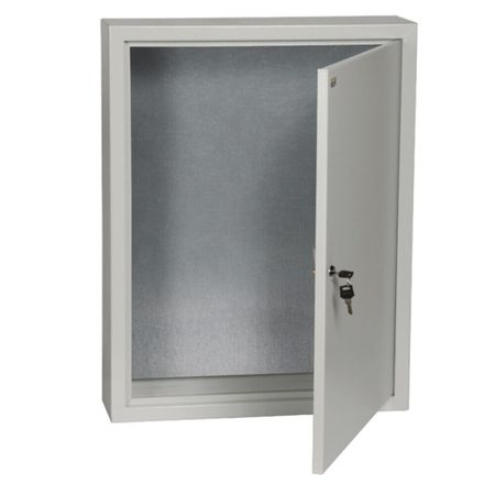 Щит распределительный навесной IEK ЩМП-1 металлический IP31 395х310х220 мм с монтажной панелью верхний монтажный кронштейн металлический кронштейн для установки направляющих штор jialisi аксессуары для установки