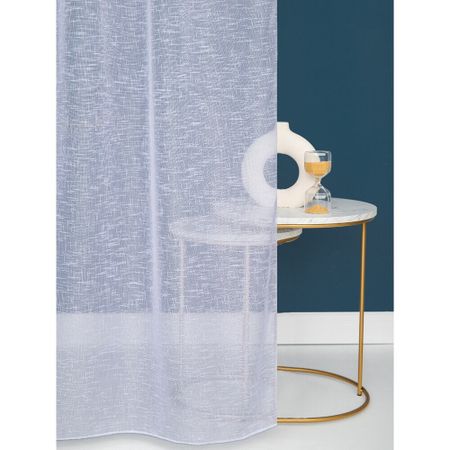 Тюль искусственный лен белый 300х280 см Amore Mio (99099)