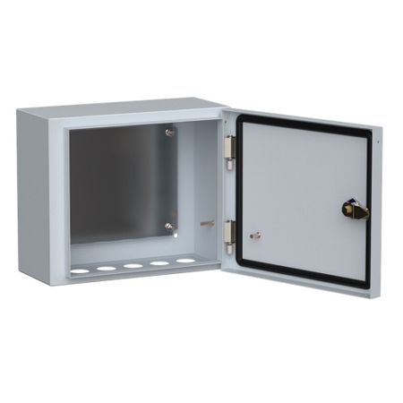 Щит распределительный навесной IEK ЩМП-2.3.1 металлический IP54 250х300х150 мм с монтажной панелью