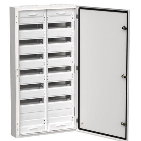 Щит распределительный навесной IEK Titan 5 ЩРН-168 металлический IP54 1085х570х140 мм 168 модулей