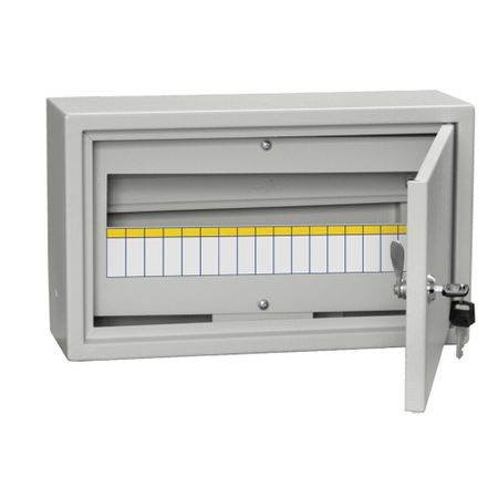 Щит распределительный навесной IEK Titan 3 ЩРН-18 металлический IP31 265х440х120 мм 18 модулей