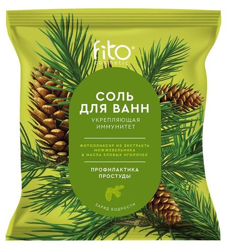 Соль для ванн Фитокосметик Elixirica Укрепляющая иммунитет, 500 г