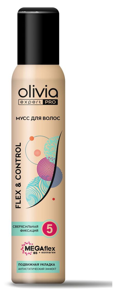 Мусс для волос Olivia flex control, 150 мл