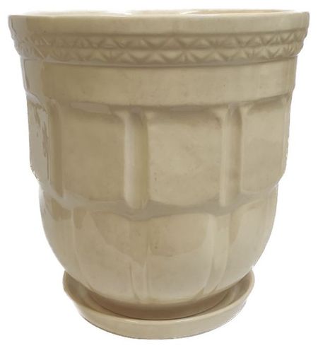 Кашпо для цветов Котовский Фаянс Атлант малый бежевый, 18 л