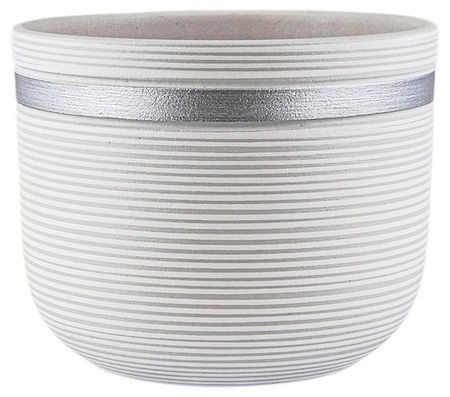 Горшок керамический Garden Star серый, 12 см