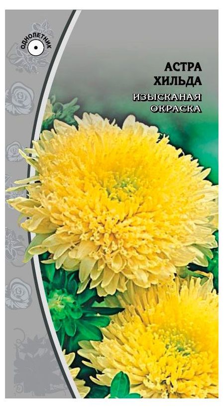 Семена Ваше хозяйство Астра Хильда, 0,2 г солнечные зайчики раскраски и головоломки