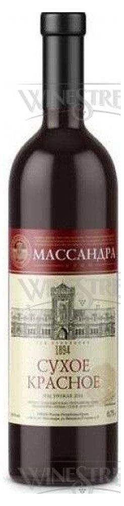 Вино Массандра красное сухое Россия, 0,75 л