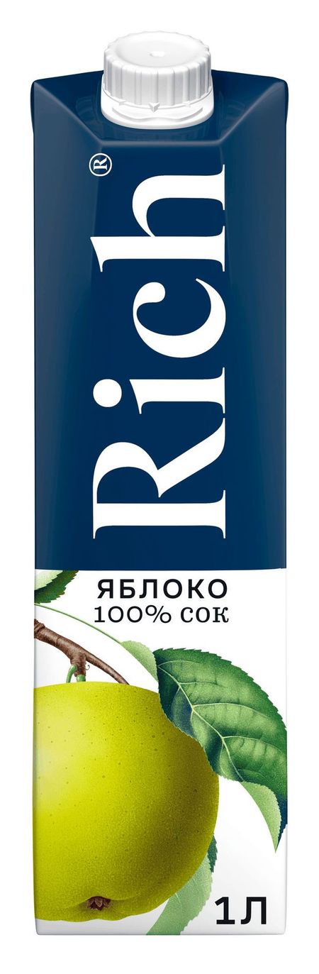 Сок Rich Яблоко, 1 л н с клуб романтики секрет небес яблоко раздора