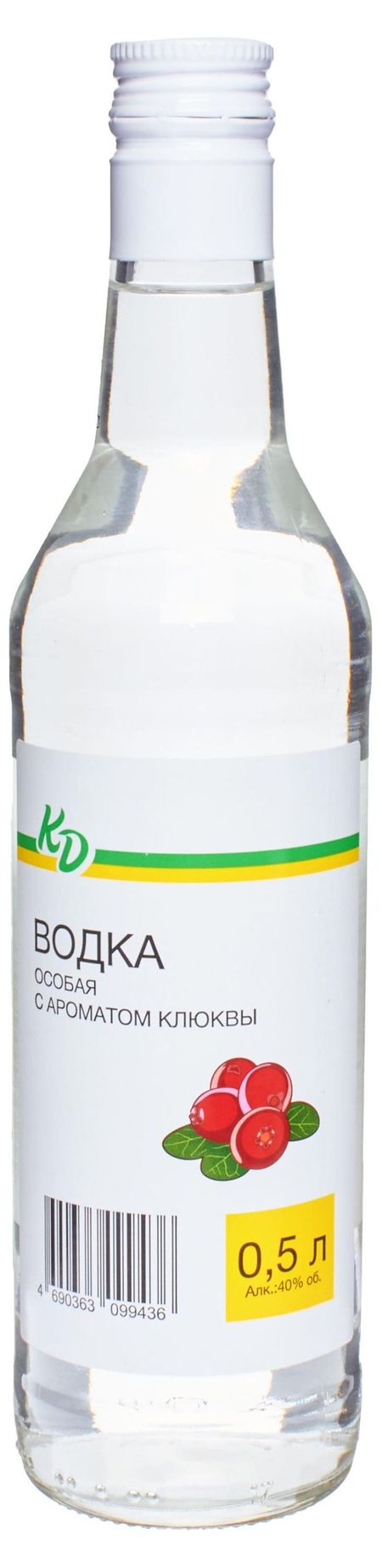 Водка Каждый день с ароматом клюквы Россия, 0,5 л