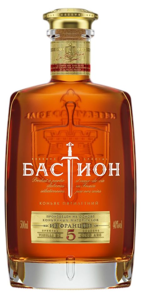 Коньяк Бастион 5 лет Россия, 0,5 л антонио менегетти истоки лидерства