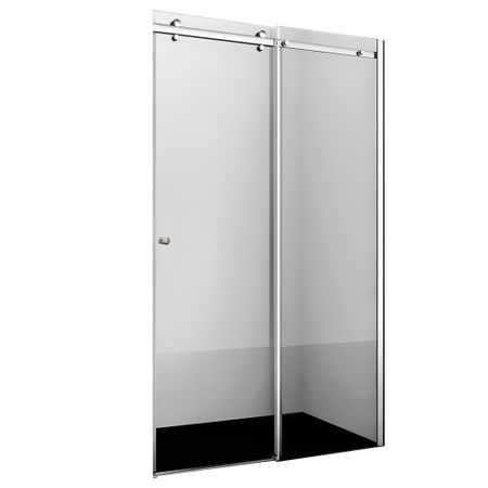 Душевая дверь WasserKraft Vils 56R стекло прозрачное 120х200 см профиль хром 6 мм раздвижная (56R05)