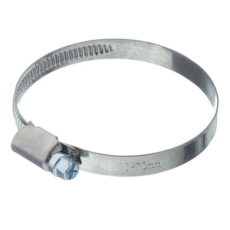 Хомут червячный обжимной 50-70 мм нержавеющая сталь (2 шт.) гайки бабочки azkd din315 нержавеющая оцинкованные м3 м12