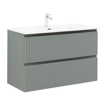 Тумба под раковину Акванет Джейн 100 см подвесная мисти грин (00335436) джейн кент ван гог