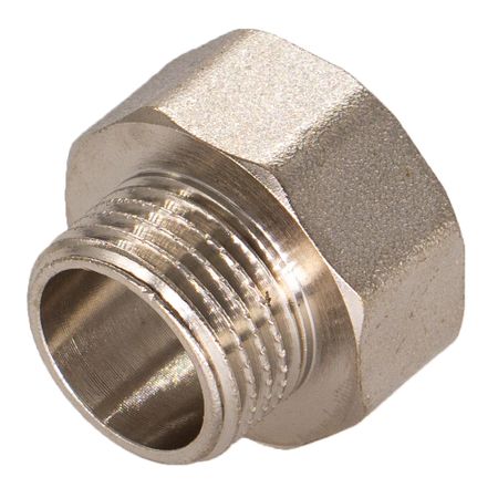 Переходник CTM 1 1/2 ВР(г) х 1 НР(ш) латунный