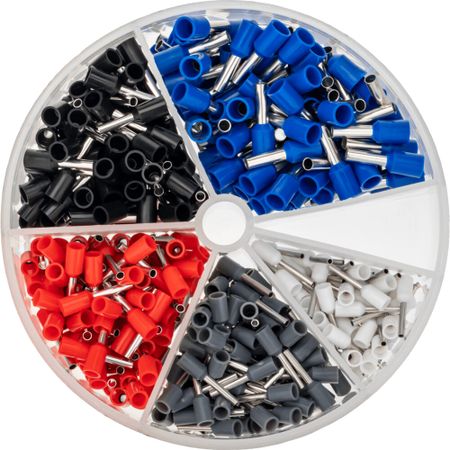 Набор наконечников Duwi НШВИ 0,5-2,5 кв.мм (450 шт.)