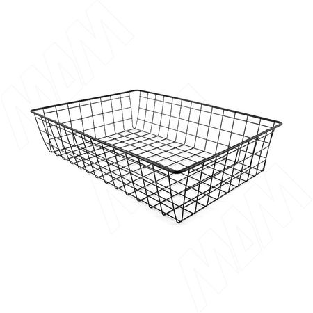 BASE Корзина сетчатая 120х350х500 мм, черный (КС123550 ЧР)