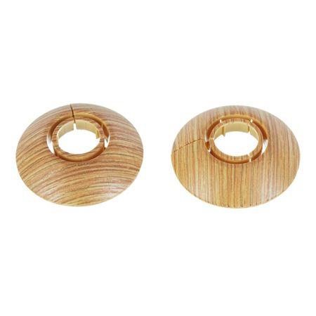 Обвод для труб ПВХ декоративный Идеал 16-22 мм дуб светлый (2 шт.)