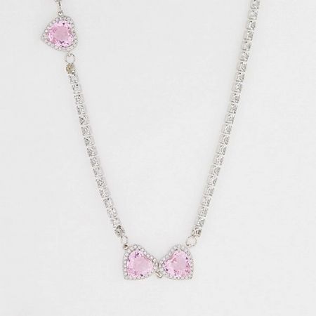 Колье PABUR Колье DOUBLE HEART viva la vika колье mini lock my heart necklace silver