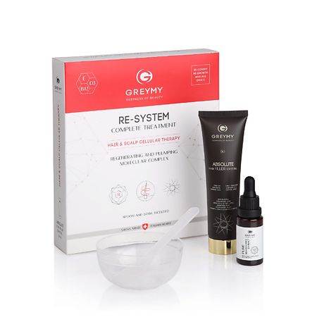 Набор для ухода за волосами GREYMY Филлер для регенерации и восстановления волос RE-SYSTEM COMPLETE TREATMENT