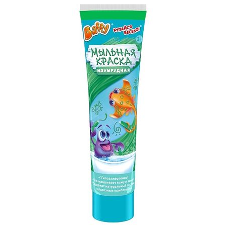 Мыло жидкое BAFFY Мыльная краска, ИЗУМРУДНАЯ