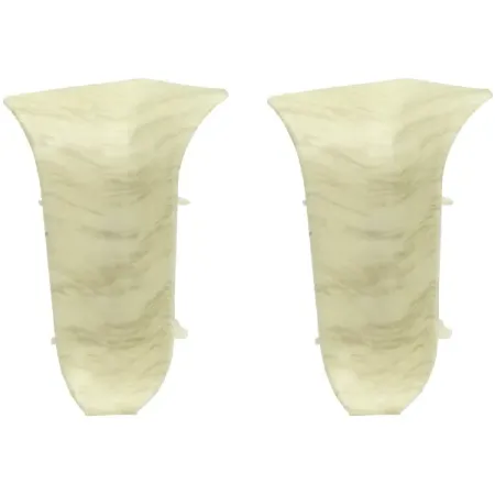 Угол для плинтуса внутренний Artens Дуб молочный 55 мм 2 шт.