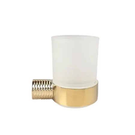 Стакан первый с держателем идея стекло/металл золото