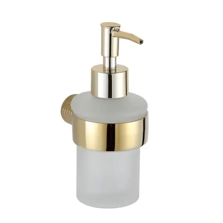 Дозатор для мыла идея стекло/металл золото коби ямада есть идея что с ней делать
