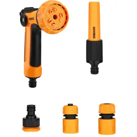 Пистолет для полива Deko DKI5 5 режимов 5 предметов gotp солнечные гирлянды led 8 режимов