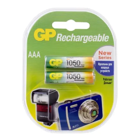 Аккумулятор GP 1050 Ni-Mh HR03 AAA 970 мАч 1.2В 2 шт. ластики в форме карандаша kawaii 2 штуки