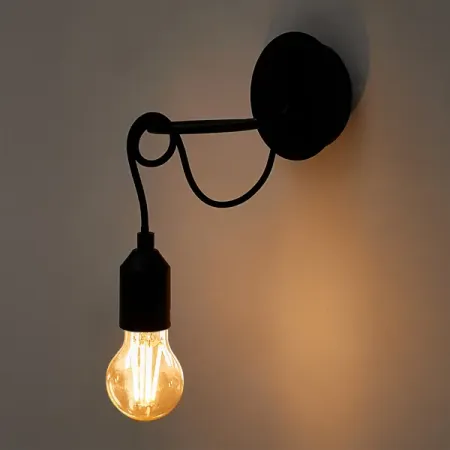 Настенный светильник KREAFORTA Huron цвет черный матовый