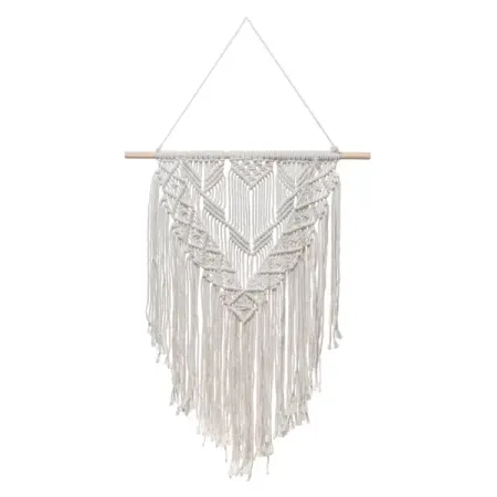 Панно Бохо белый 50x70 см