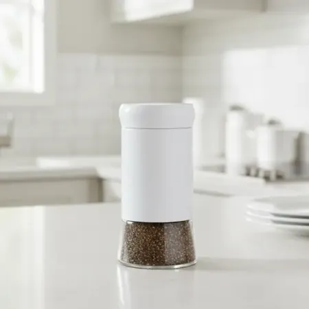 Солонка 0.1 л стекло/пластик цвет белый бутылка для масла уксуса atmosphere 250мл стекло пластик