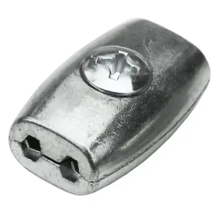 Зажим бочонок 4 мм сталь оцинкованная 2 шт. угловой зажим 90 градусов zjmzym из стали