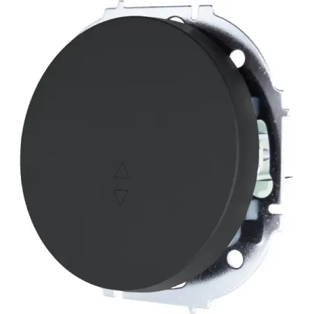 Выключатель проходной встраиваемый Osen 1 клавиша цвет черный бархат