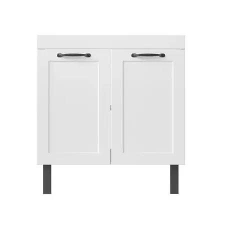 Тумба под раковину напольная Гала 75x56x47.6 см цвет белый