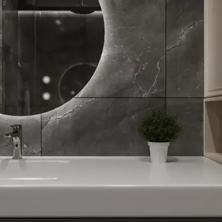 Керамогранит 60x60 ag pulse nero серый 1.44 м²