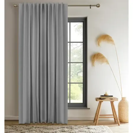 Штора на ленте со скрытыми петлями блэкаут KREAFORTA Luce 210x280 см серый россия китай стратегическое партнерство на современном этапе проблемы и перспективы сборник статей