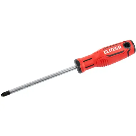 Отвертка крестовая Elitech 211304 PZ3x150 мм