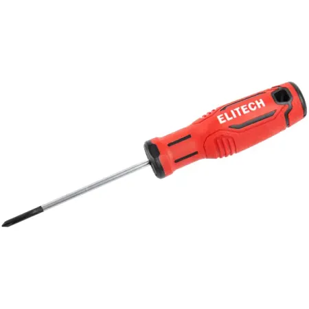 Отвертка крестовая Elitech 211201 PH0x75 мм