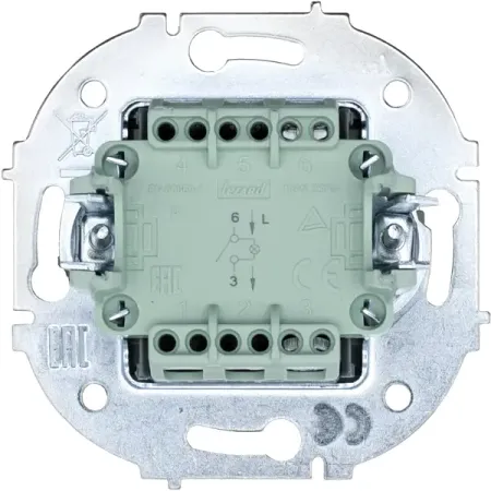 Выключатель встраиваемый Osen 1 клавиша с подсветкой цвет белый bseed умный выключатель света стеклянная рамка