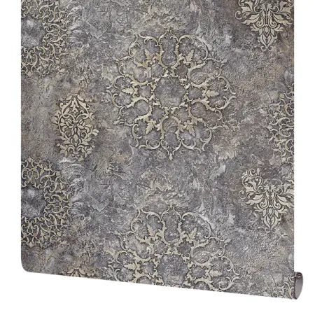 Обои флизелиновые Victoria Stenova Leonardo серые 1.06 м VS589458