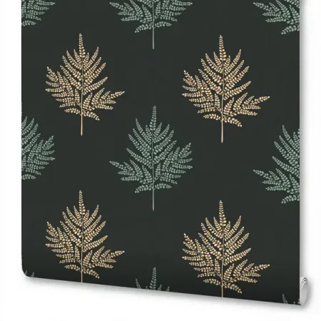 Обои флизелиновые Wallsecret Tessa черные 1.06 м 9060-15