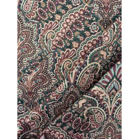 Ткань на отрез Султан 1 м/п 150 см цвет золотистый гобелен таро полиэстер