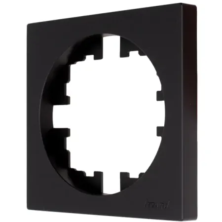 Рамка для розеток и выключателей Osen 1 пост цвет черный бархат елена вячеславовна скурко пост право