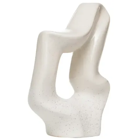 Статуэтка Абстракция керамика белый 14.5 см керамическая статуэтка lucky cat moonbiffy