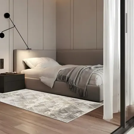 Ковер Белка Визион 100x200 см полипропилен 83120_25354 цвет серый мэттью корделл белка ёлочка