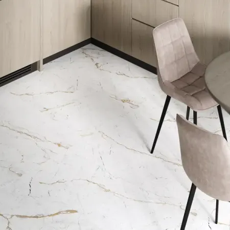 Керамогранит Duna Magnum White Carving 60x60 матовый карвинг цвет серый 1.44 м²