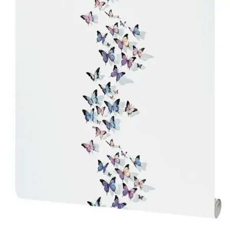 Обои флизелиновые Victoria Stenova Incanto белые 1.06 м VS589275 черно белые нейлоновые гайки бабочки m3 m4 m5 m6 m8 m10 m12