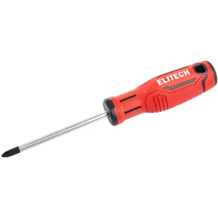 Отвертка крестовая Elitech 211205 PH2x100 мм